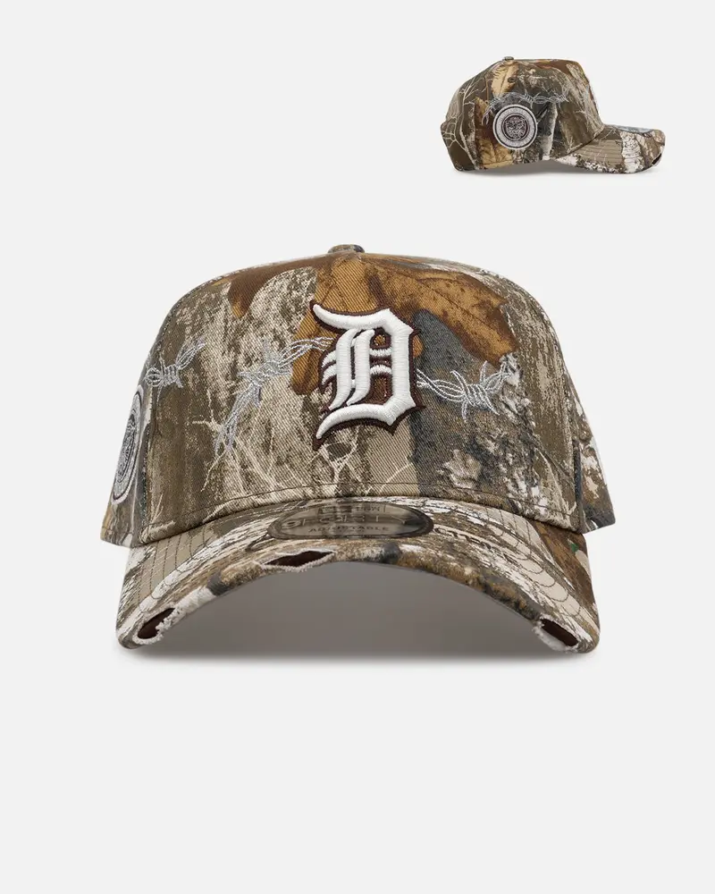 New Era Detroit Tigers 'Realtree Grit 3.0' 9Forty A-Frame Snapback Realtree Edge 1