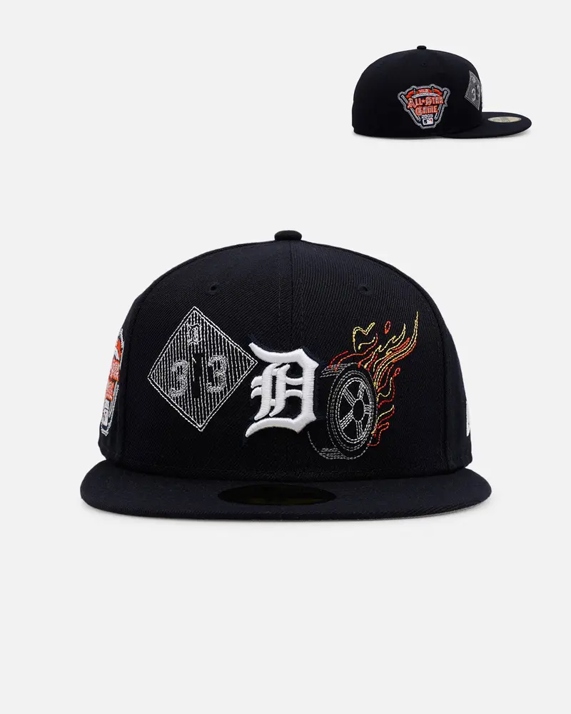 New Era Detroit Tigers 'Spring Injection' 59Fifty Fitted Navy 1