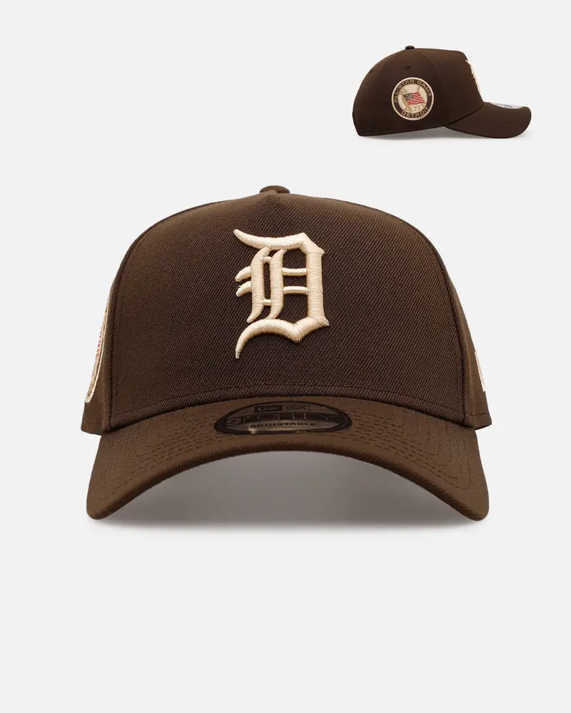 New Era Detroit Tigers 'Stay Classy' 9Forty A-Frame Snapback Walnut 1