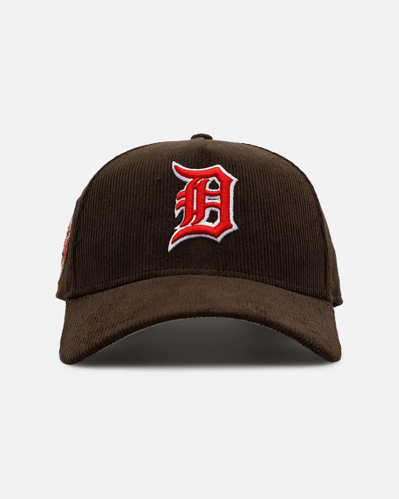 New Era Detroit Tigers 'Walnut Cord' 9Forty A-Frame Corduroy Snapback Walnut 1