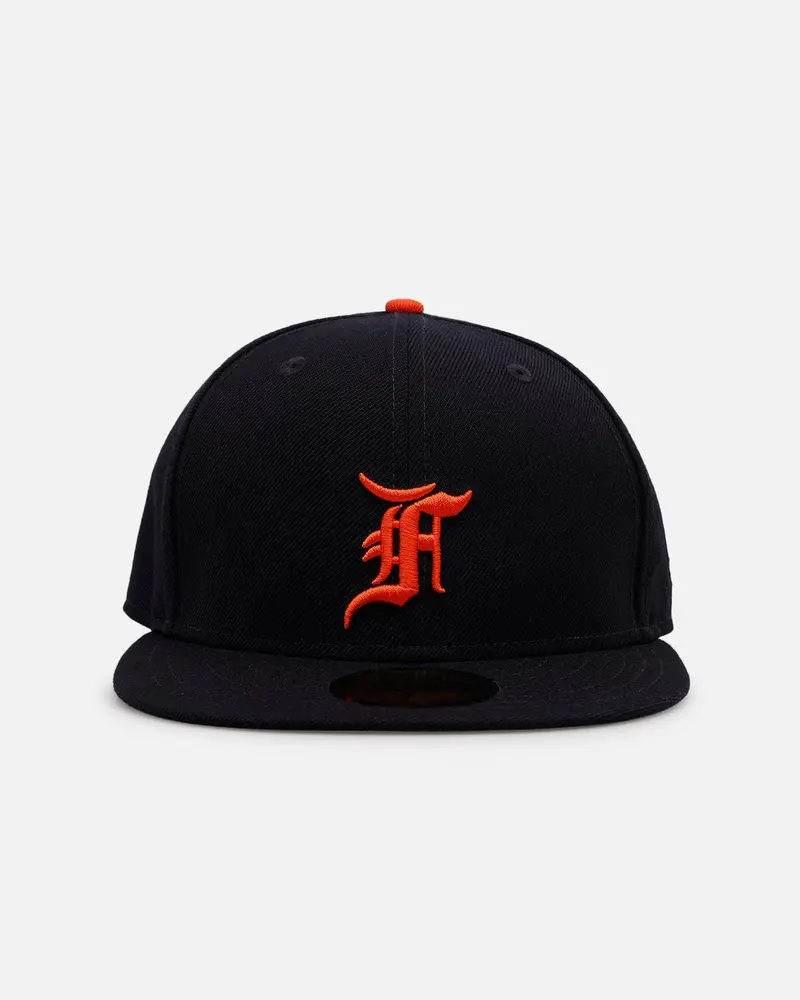 New Era Fear Of God 59Fifty Fitted Navy/Orange 1