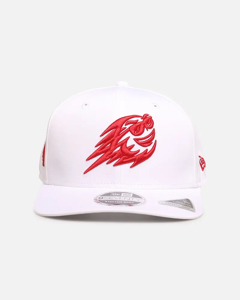 New Era Fireballs Gold Club 'Liv Golf' 9Seventy Stretch Snapback White 1