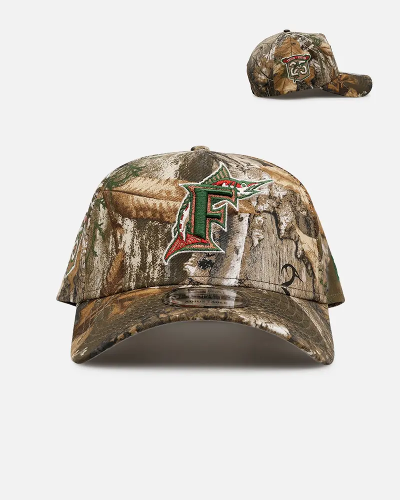 New Era Florida Marlins 'Great Outdoors' 9Forty A-Frame Snapback Camo 1
