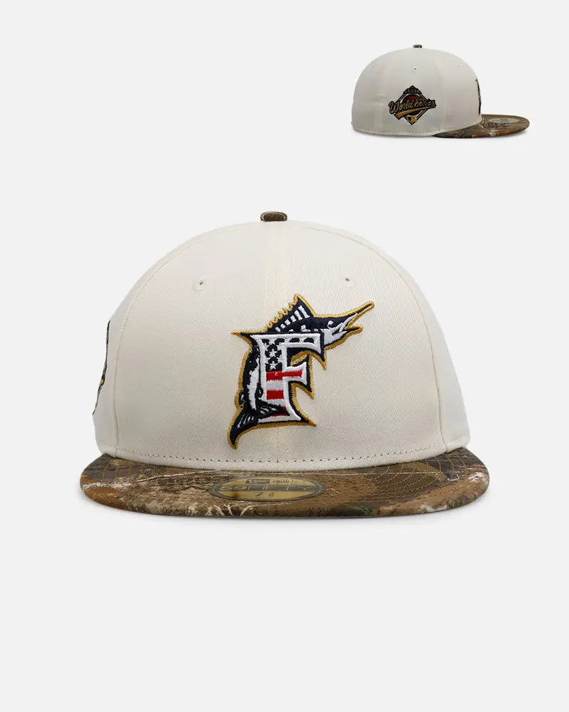 New Era Florida Marlins 'Stars And Stripes' 59Fifty Fitted Chrome 1