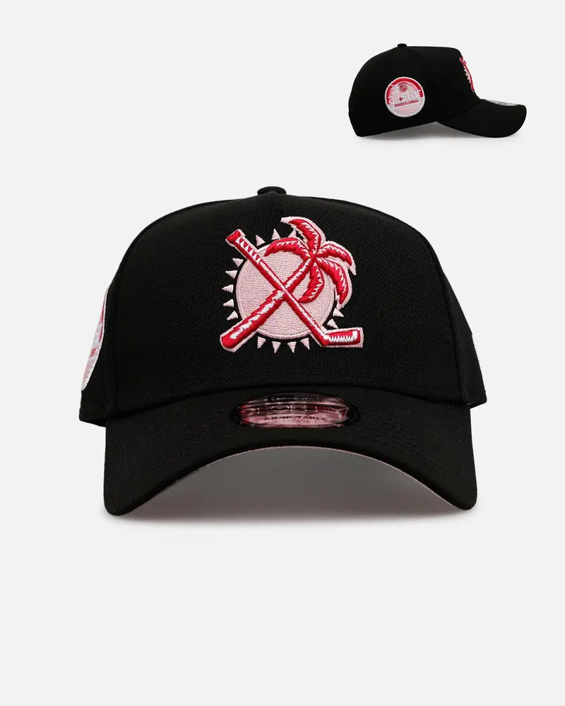 New Era Florida Panthers 'Black And Pink' 9Forty A-Frame Snapback Black/Pink 1