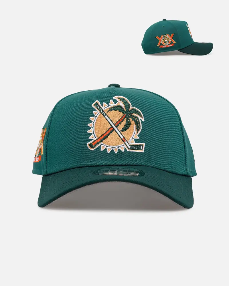 New Era Florida Panthers 'Citrus 2.0' 9Forty A-Frame Snapback Dark Green/Orange 1