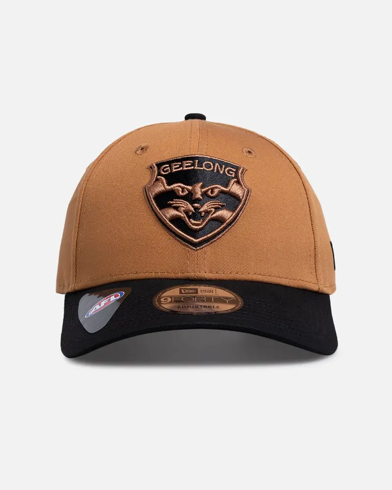 New Era Geelong Cats 'Afl 2026' 9Forty Strapback Med Beige 1