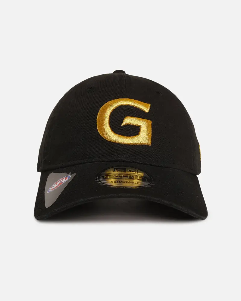 New Era Geelong Cats 'Afl Black & Gold' 9Twenty Strapback Black/Gold 1