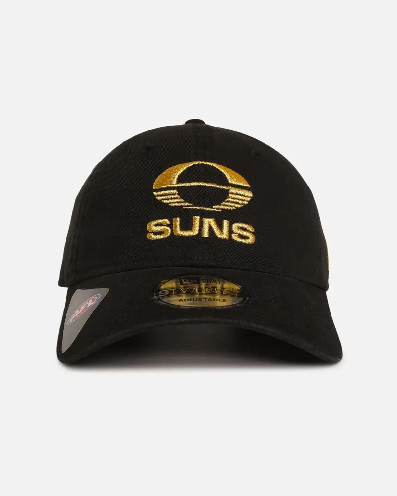 New Era Gold Coast Suns 'Afl Black & Gold' 9Twenty Strapback Black/Gold 1