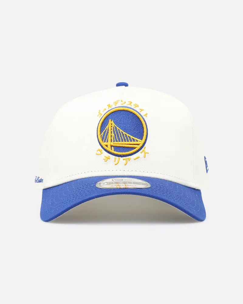 New Era Golden State Warriors 'Nba X Hyperfly' 9Forty A-Frame Snapback Chrome White 1