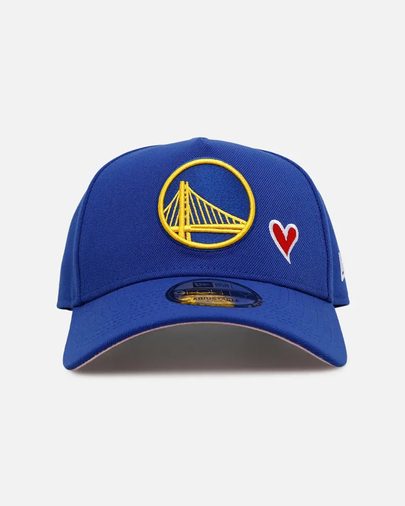 New Era Golden State Warriors 'Team Color Hearts' 9Forty A-Frame Snapback Official Team Color 1