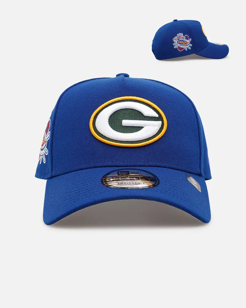 New Era Green Bay Packers '1996 Nfl Draft' 9Forty A-Frame Snapback Blue 1