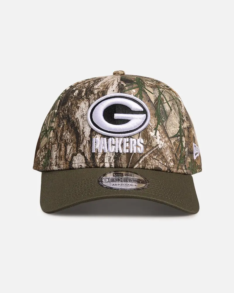 New Era Green Bay Packers 'Nfl Season Kick Off' 9Forty A-Frame Snapback Realtree/Olive 1