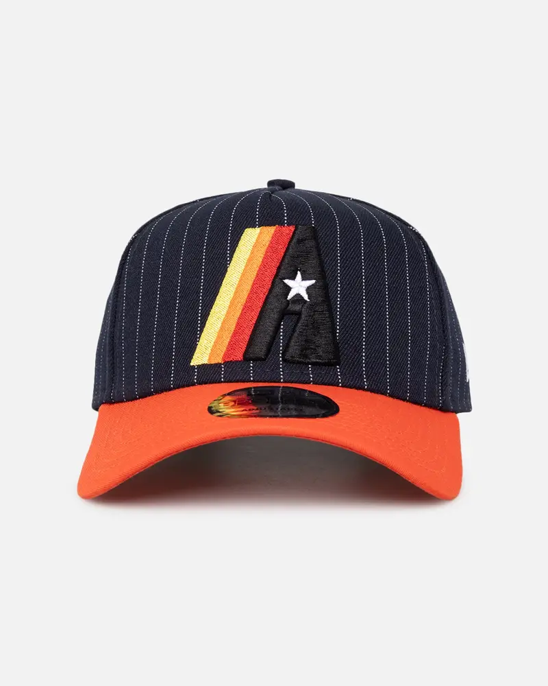 New Era Houston Astros '2-Tone Pinstripe' 9Forty A-Frame Snapback Pinstripe 1