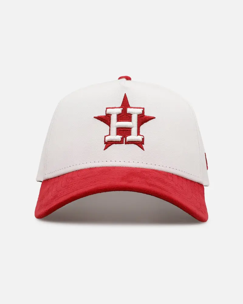 New Era Houston Astros 'Cardinal Suede' 9Forty A-Frame Snapback Cardinal 1
