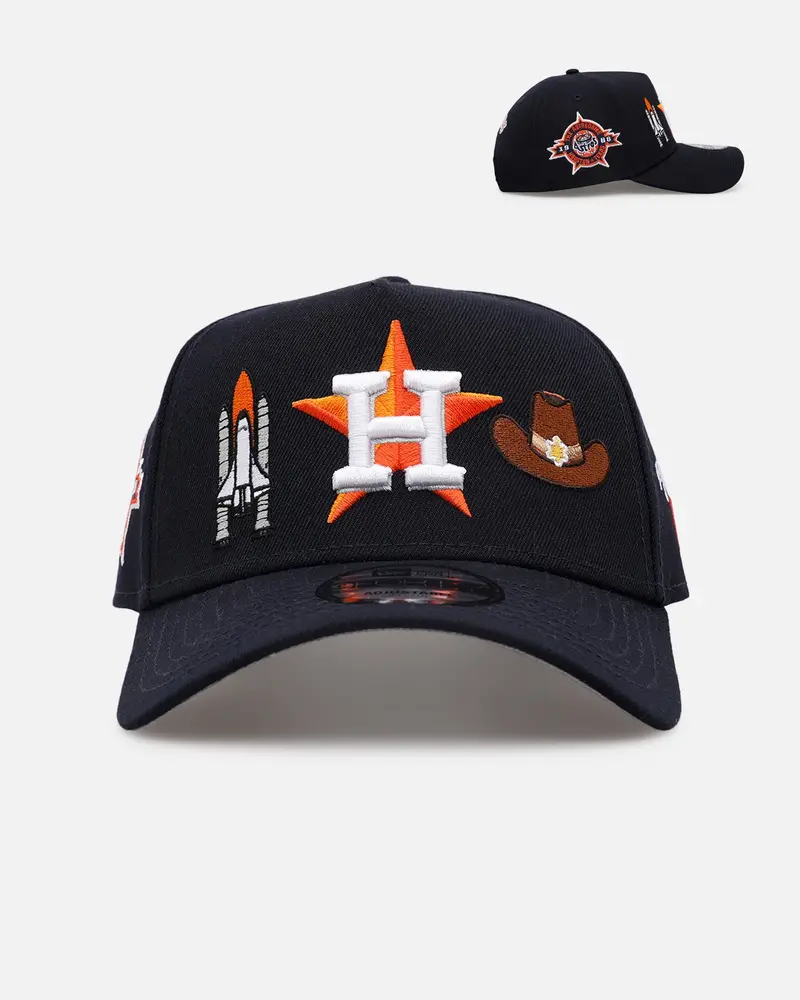 New Era Houston Astros 'City Icons' 9Forty A-Frame Snapback Navy 1