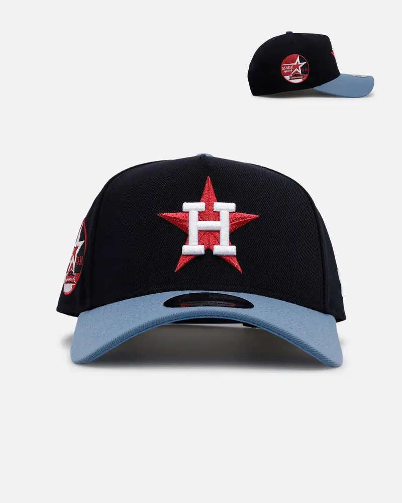 New Era Houston Astros 'Crossover' 9Forty A-Frame Snapback Navy 1