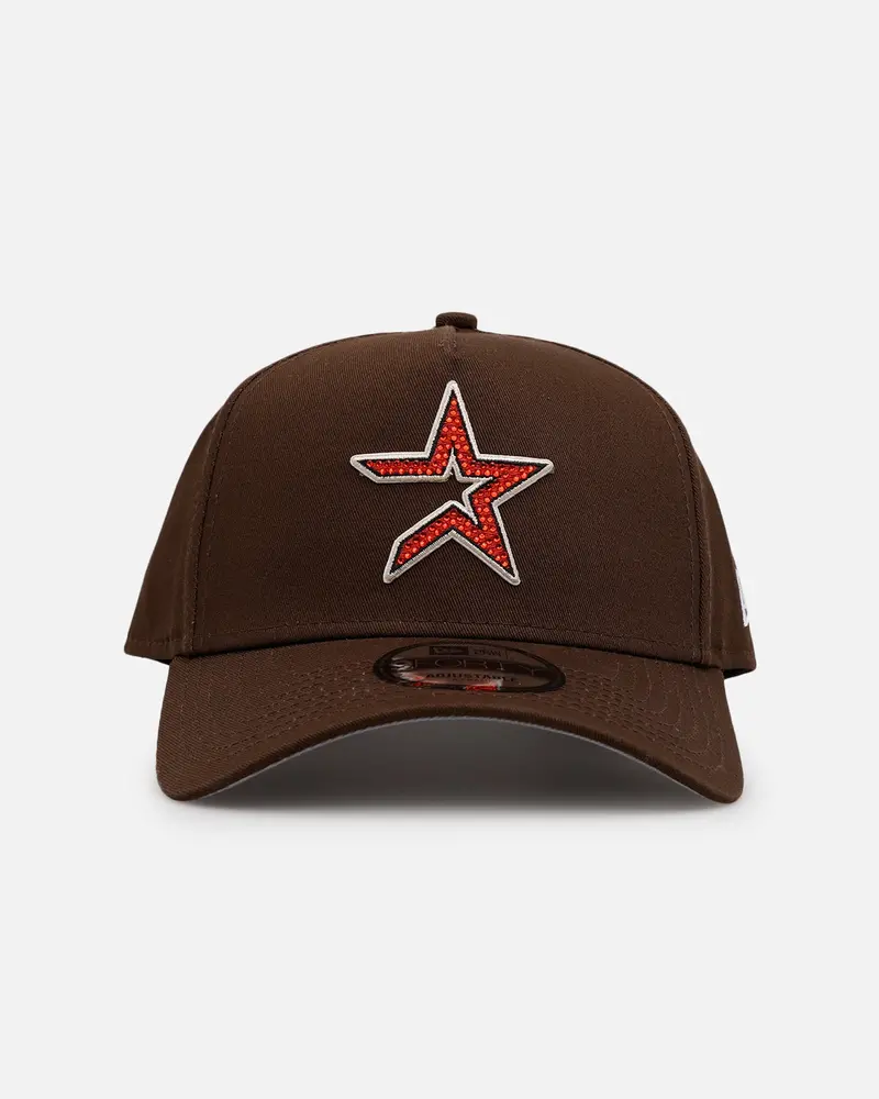 New Era Houston Astros 'Diamante' 9Forty A-Frame Snapback Walnut 1