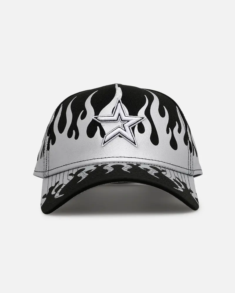 New Era Houston Astros 'Metallic Flames' 9Forty A-Frame Snapback Black/Silver 1