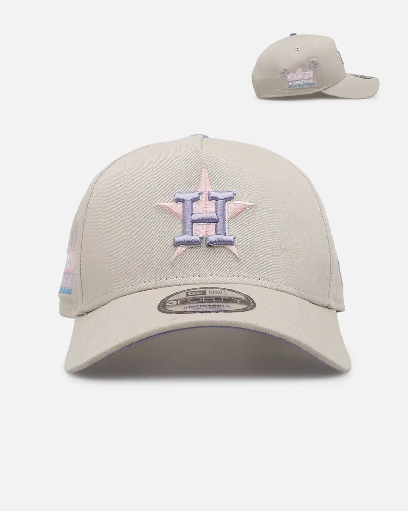 New Era Houston Astros 'Pastel 2.0' 9Forty A-Frame Snapback Stone 1