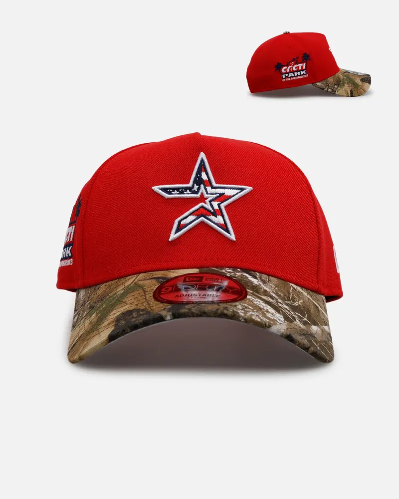 New Era Houston Astros 'Stars And Stripes' 9Forty A-Frame Snapback Red 1