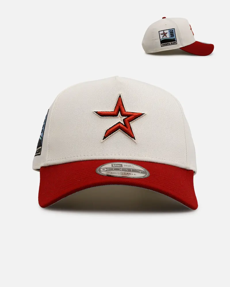 New Era Houston Astros 'Team Color Visor' 9Forty A-Frame Snapback Chrome/Official Team Color 1