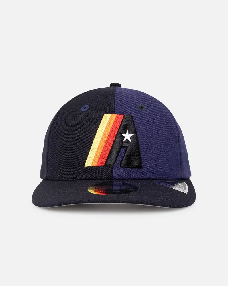 New Era Houston Astros 'Woollen Shades' 9Fifty High Crown Strapback Otc 1
