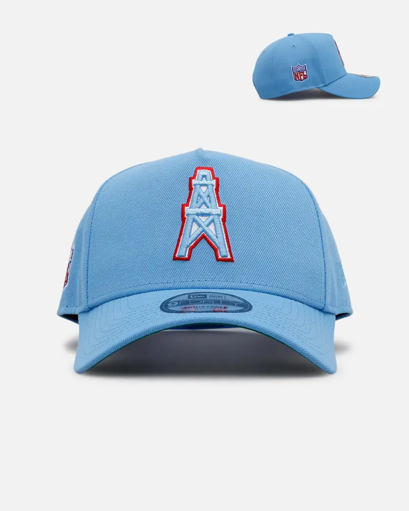 New Era Houston Oilers 'Throwback Bowl' 9Forty A-Frame Snapback Sky Blue 1