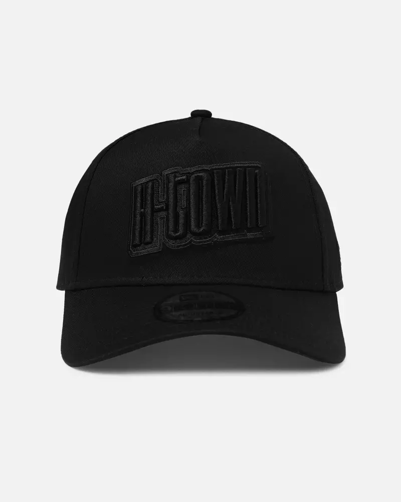 New Era Houston Rockets 'Nba Black On Black' 9Forty A-Frame Snapback Black 1