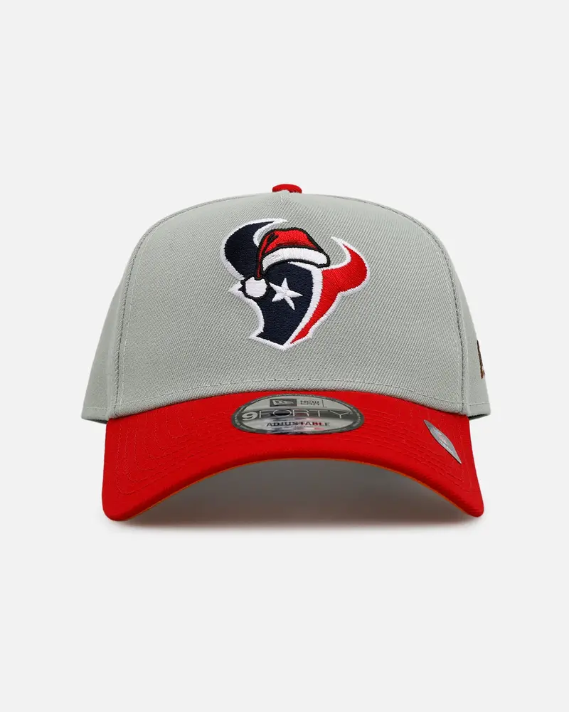 New Era Houston Texans 'All I Want For Christmas' 9Forty A-Frame Snapback Green/Red 1