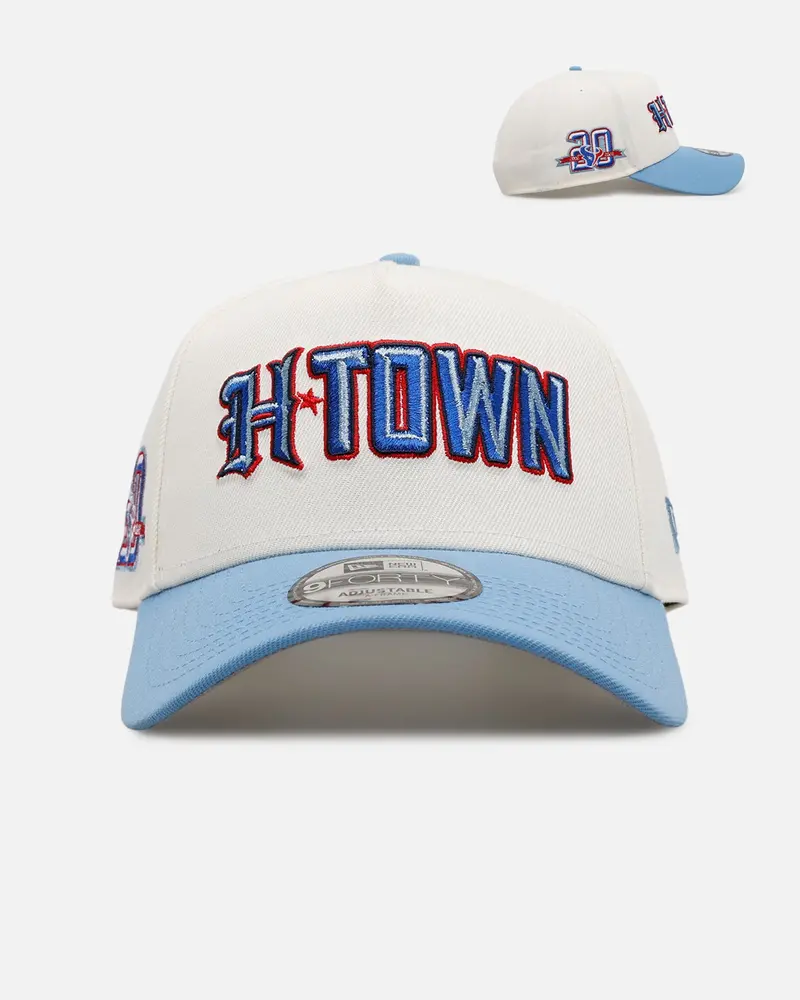 New Era Houston Texans 'Chrome Metallic Wordmark' 9Forty A-Frame Snapback Chrome 1