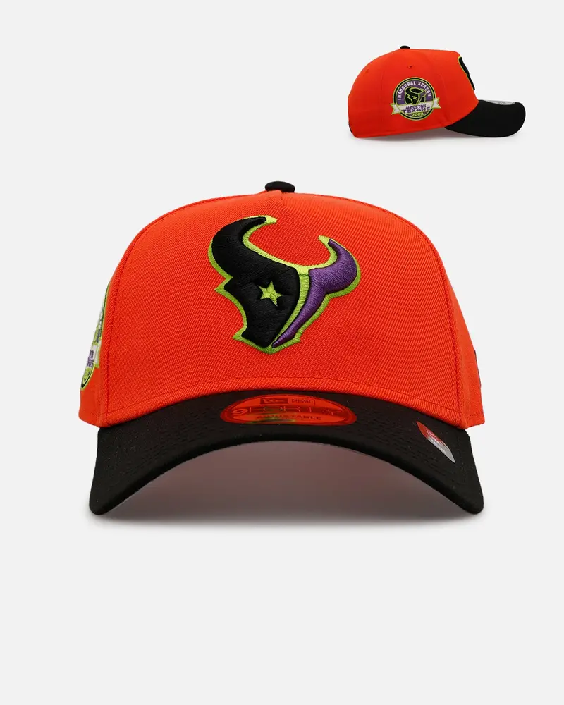New Era Houston Texans 'Halloween' 9Forty A-Frame Snapback Orange/Black 1