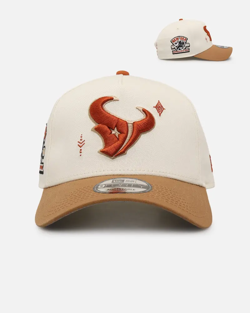 New Era Houston Texans 'Sunset Trails' 9Forty A-Frame Snapback Rust 1