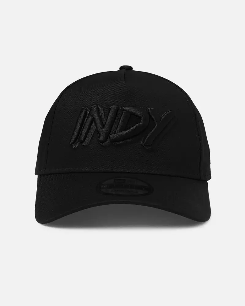 New Era Indiana Pacers 'Nba Black On Black' 9Forty A-Frame Snapback Black 1