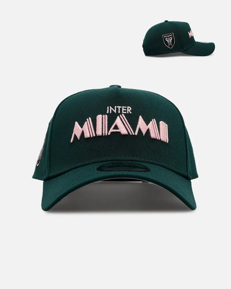 New Era Inter Miami Cf 'Evergreen' 9Forty A-Frame Snapback Dark Green 1