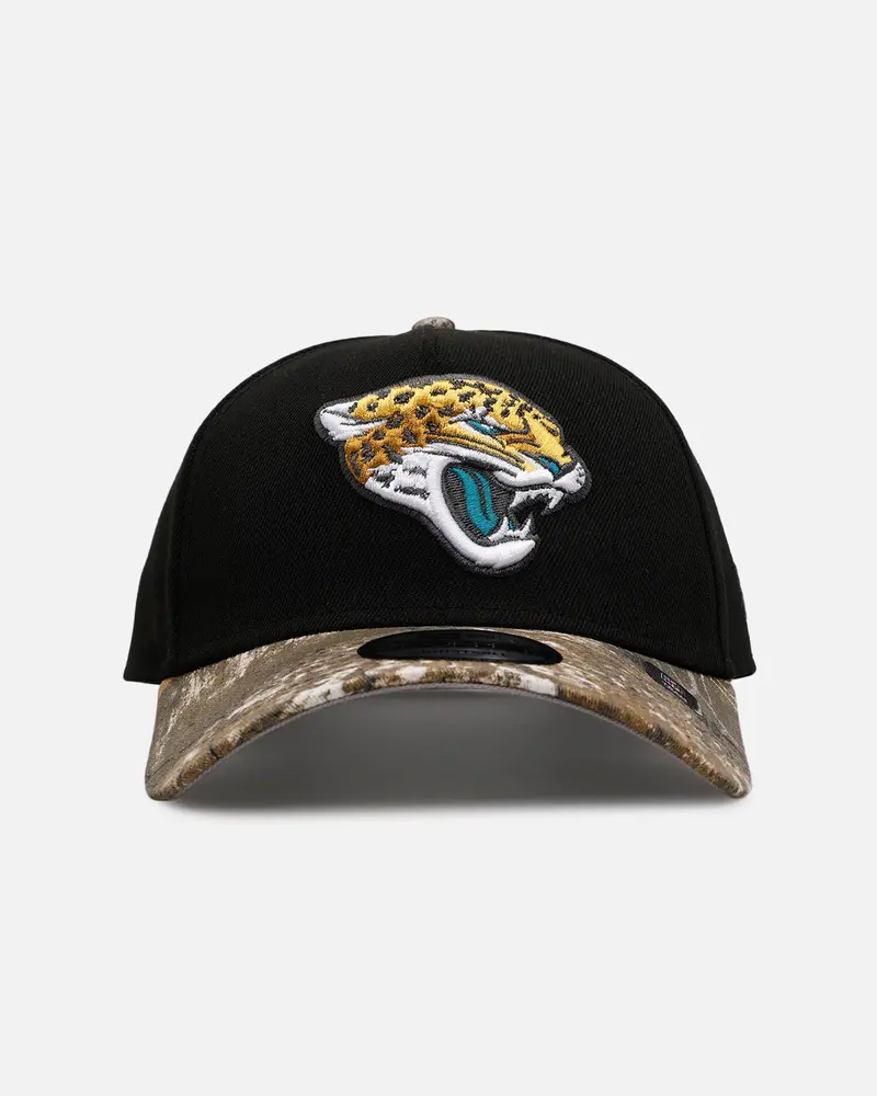 New Era Jacksonville Jaguars 'Black Crown Realtree Visor' 9Forty A-Frame Snapback Realtree Edge/Black 1