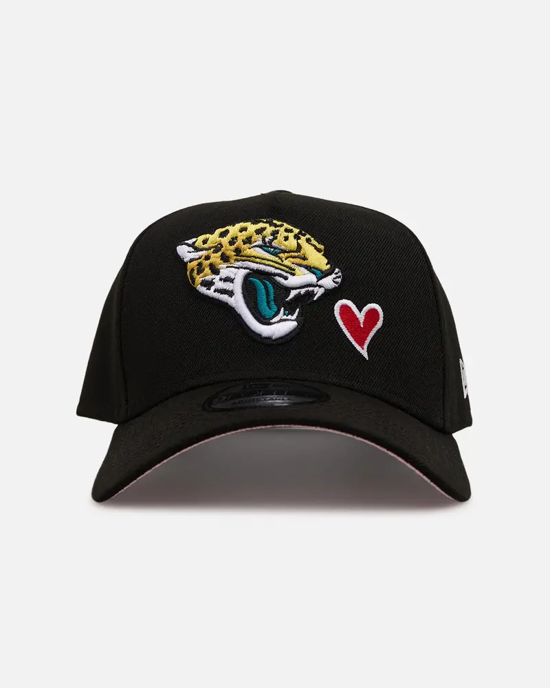 New Era Jacksonville Jaguars 'Team Color Hearts' 9Forty A-Frame Snapback Official Team Color 1