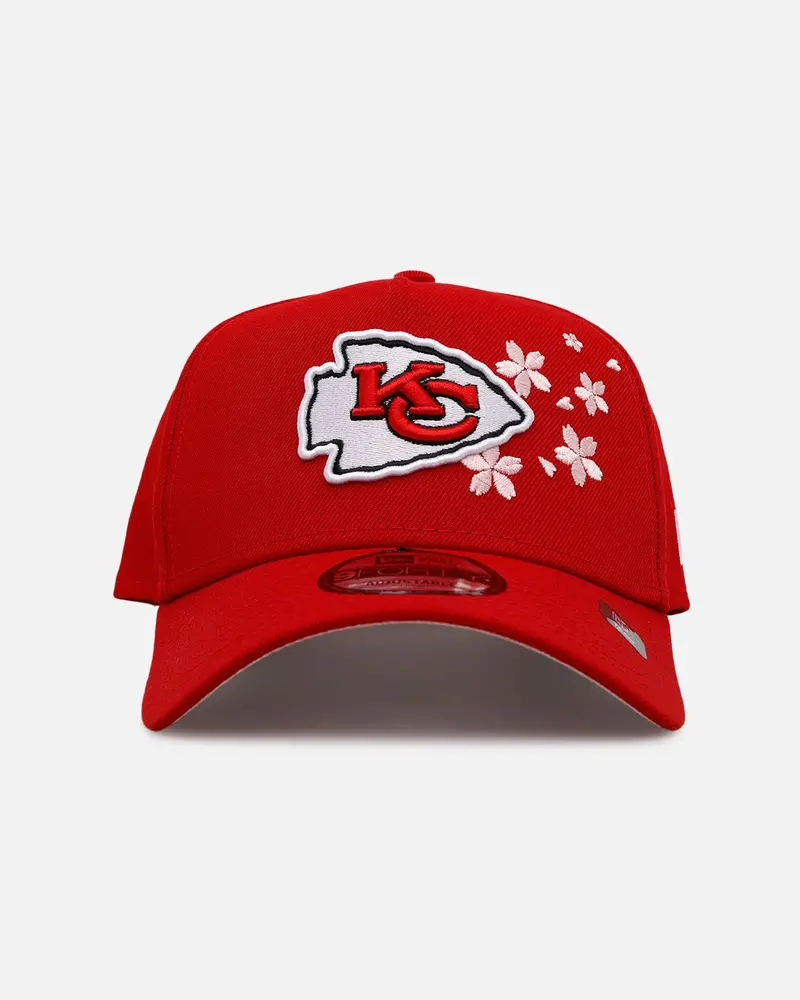 New Era Kansas City Chiefs 'Cherry Blossoms' 9Forty A-Frame Snapback Official Team Color 1