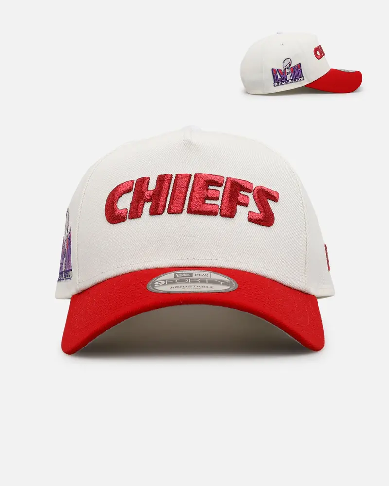 New Era Kansas City Chiefs 'Chrome Metallic Wordmark' 9Forty A-Frame Snapback Chrome 1