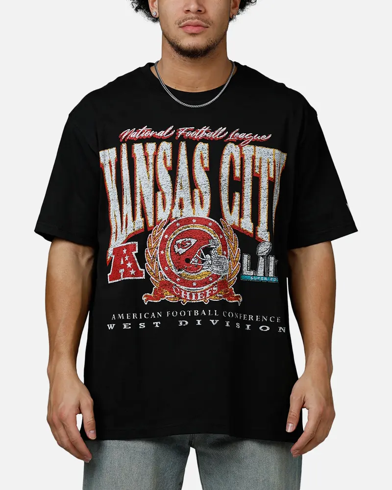New Era Kansas City Chiefs Essentials Boxy T-Shirt Black 1