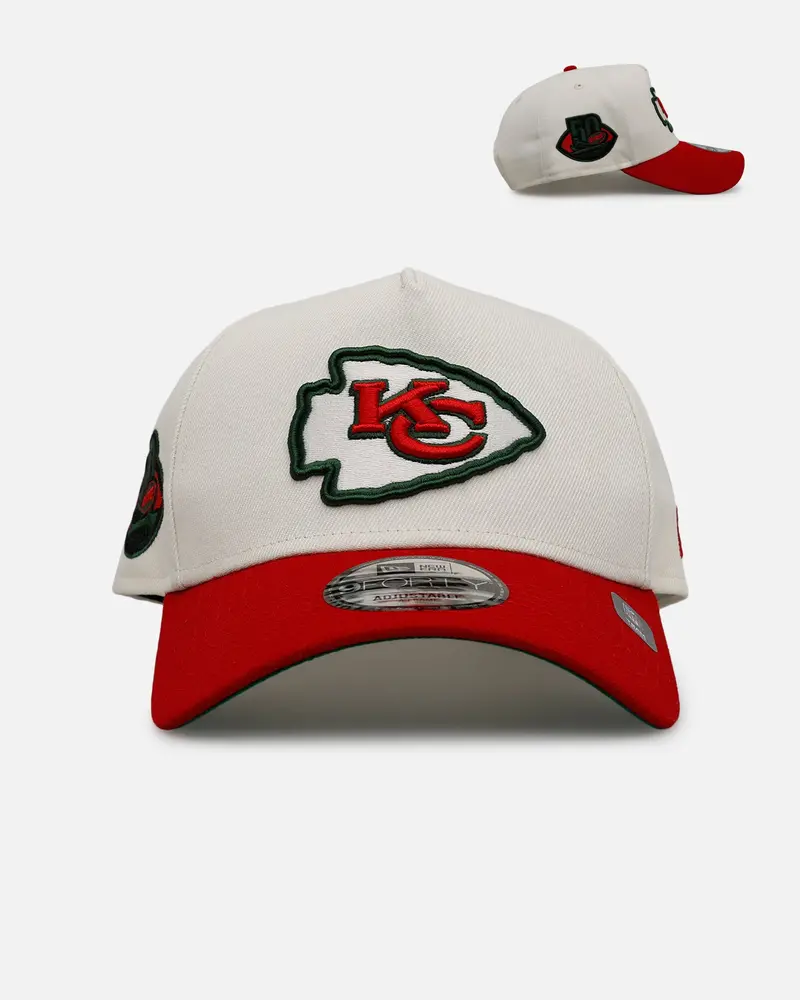 New Era Kansas City Chiefs 'Strawberry' 9Forty A-Frame Snapback Chrome/Red 1