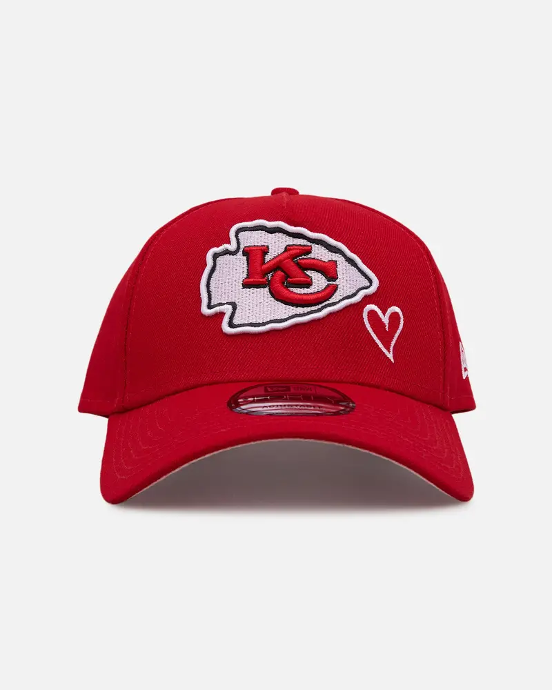 New Era Kansas City Chiefs 'Team Color Hearts' 9Forty A-Frame Snapback Official Team Color 1