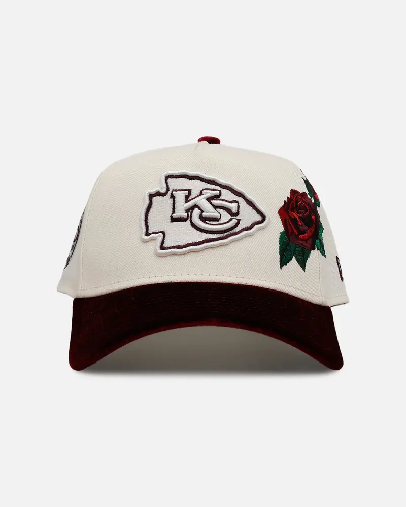 New Era Kansas City Chiefs 'Velvet Roses' 9Forty A-Frame Snapback Chrome 1