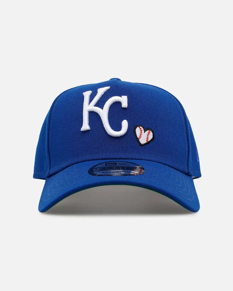 New Era Kansas City Royals 'Baseball Hearts' 9Forty A-Frame Snapback Official Team Color 1