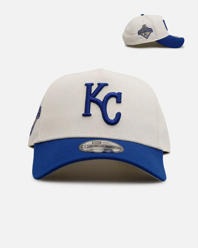 New Era Kansas City Royals 'Team Color Visor' 9Forty A-Frame Snapback Chrome/Official Team Color 1