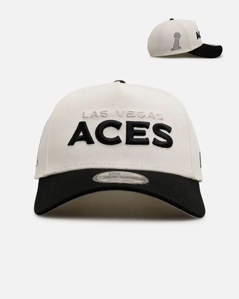 New Era Las Vegas Aces 'Aces' 9Forty A-Frame Snapback Chrome/Black 1