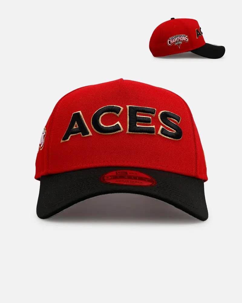 New Era Las Vegas Aces 'Aces' 9Forty A-Frame Snapback Red/Black 1