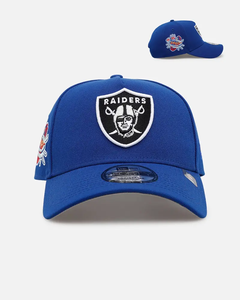 New Era Las Vegas Raiders '1996 Nfl Draft' 9Forty A-Frame Snapback Blue 1