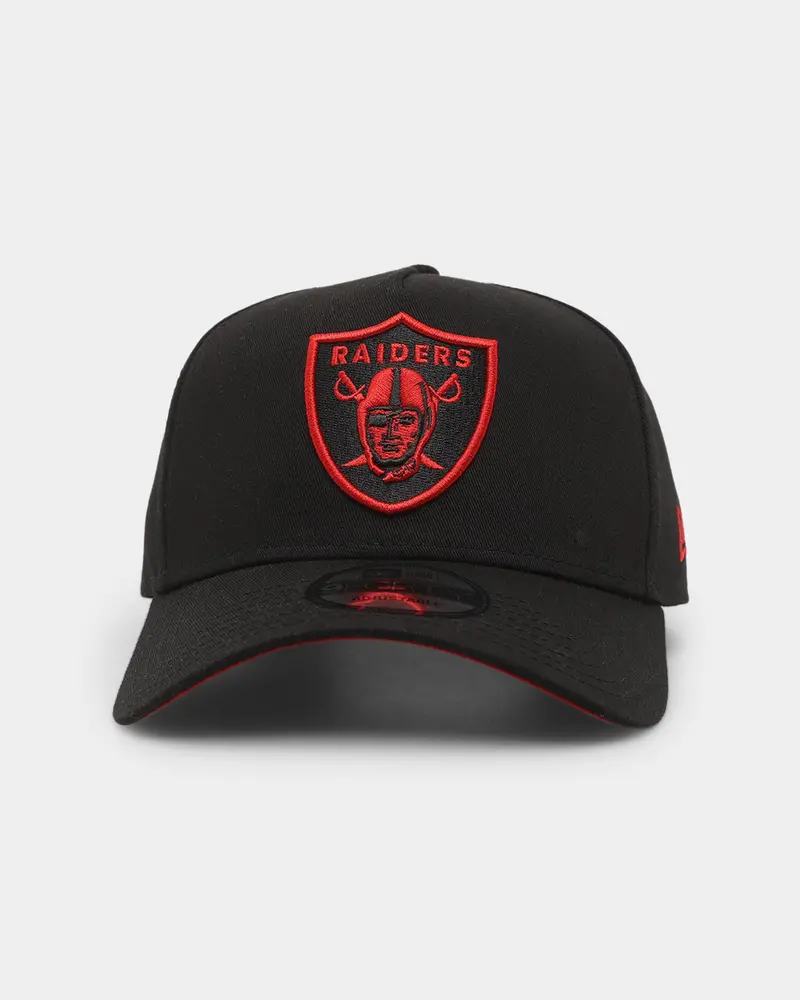 New Era Las Vegas Raiders 9Forty A-Frame Snapback Black/Scarlet 1