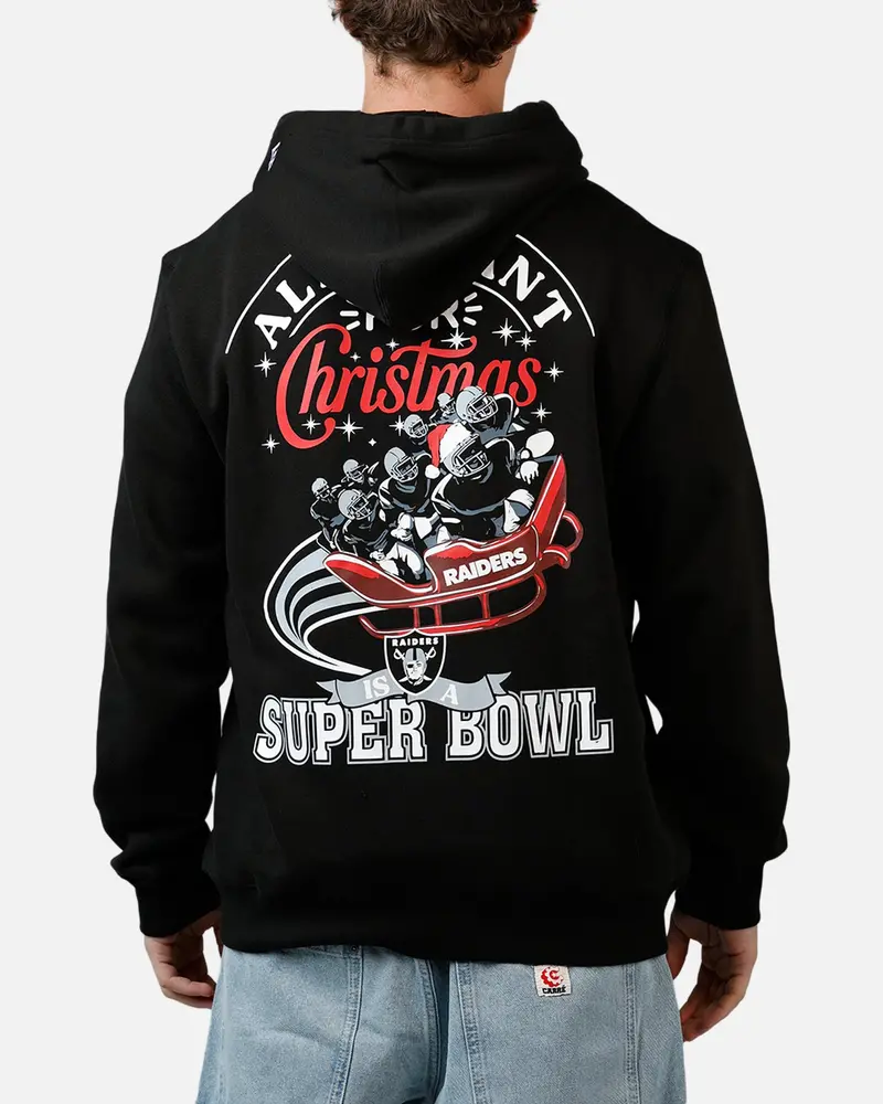 New Era Las Vegas Raiders All I Want For Christmas Hoodie Black 1